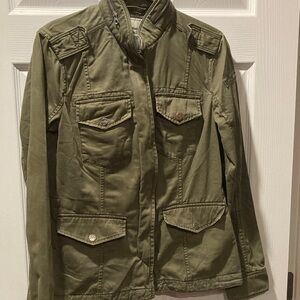 Abercrombie & Fitch Khaki Utility Outerwear